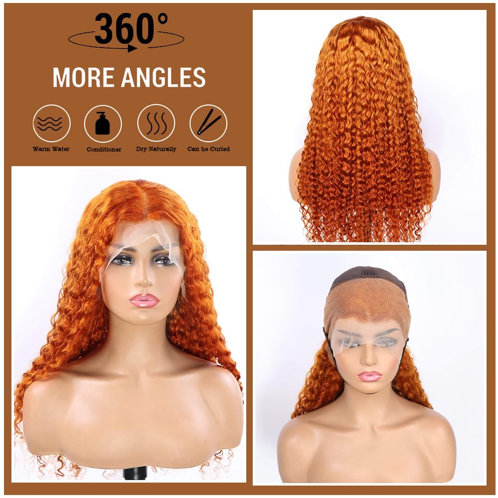 100% Virgin Hair HD 99j Burgundy Lace Front Wig Bone curly Human Hair Wigs Pre Plucked light orange Colored Hd Transparent Lace Frontal Wig