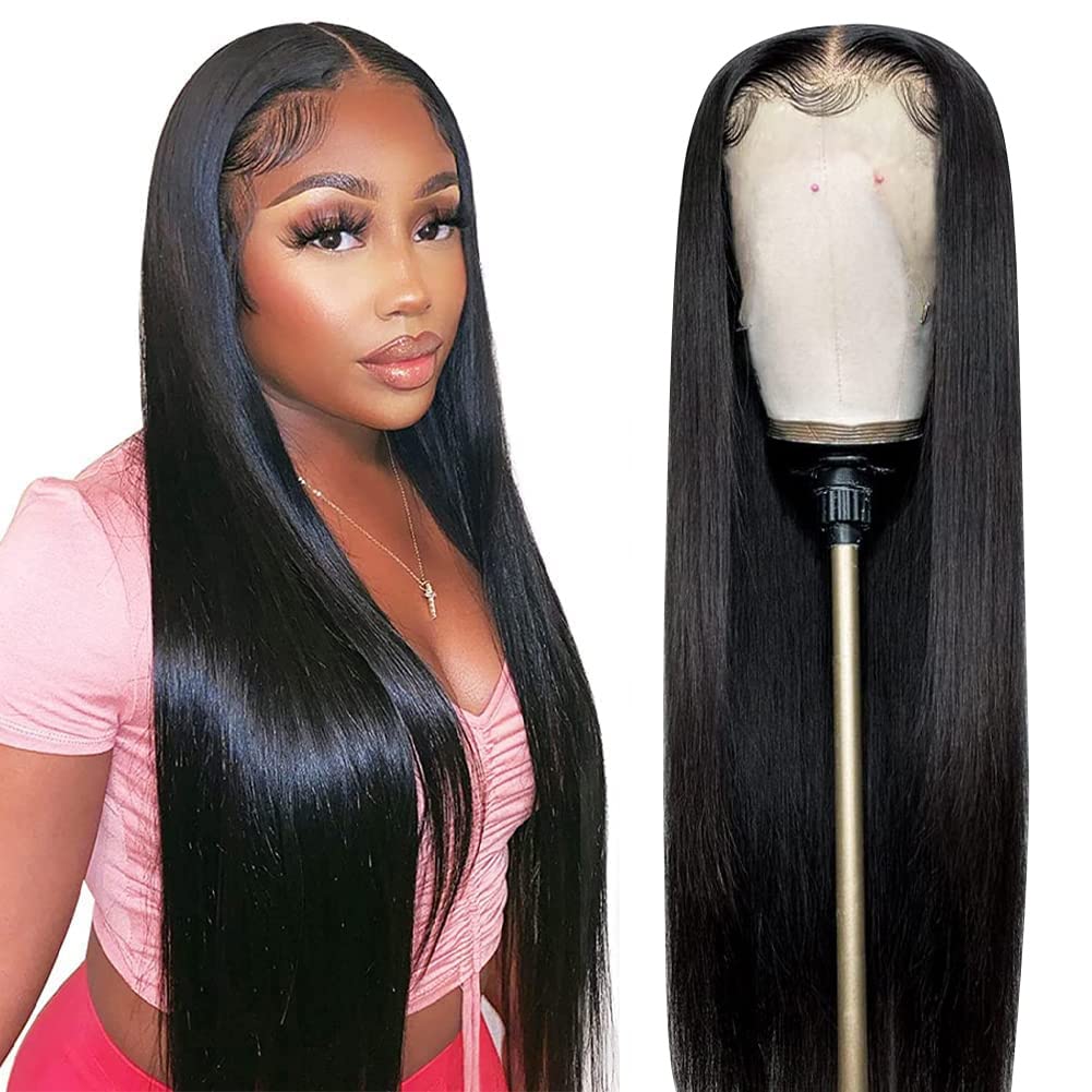 100% Virgin Hair HD 99j Burgundy Lace Front Wig Bone Straight Human Hair Wigs Hd Transparent Lace Frontal Wig